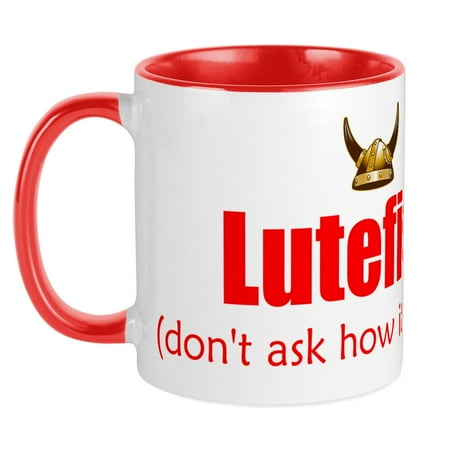 

CafePress - Lutefisk 4 Mug - Ceramic Coffee Tea Novelty Mug Cup 11 oz