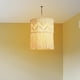 thumbnail image 3 of Pantalla de macramé tejida Colgante Colgante Cubierta de luz Lámpara de Luces de techo Rústico para sala de estar Decoraciones de guardería Café, 3 of 9