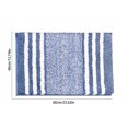 thumbnail image 3 of sruoe Bathroom Rugs, Bath Mat for Bathroom Floor 1pcs, Bath Mats for Bathroom Floor Non Slip Non Skid, Rectangular Polyester Floor Mat for Bath Door Household, Blue, 3 of 7