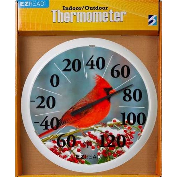 Headwind 8400025 EZ Read Dial Thermometer with Winter Cardinal, 13.5