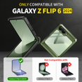 thumbnail image 2 of Funda de teléfono TONGATE para Samsung Galaxy Z Flip 6 5G 2024 Verde, 2 of 8