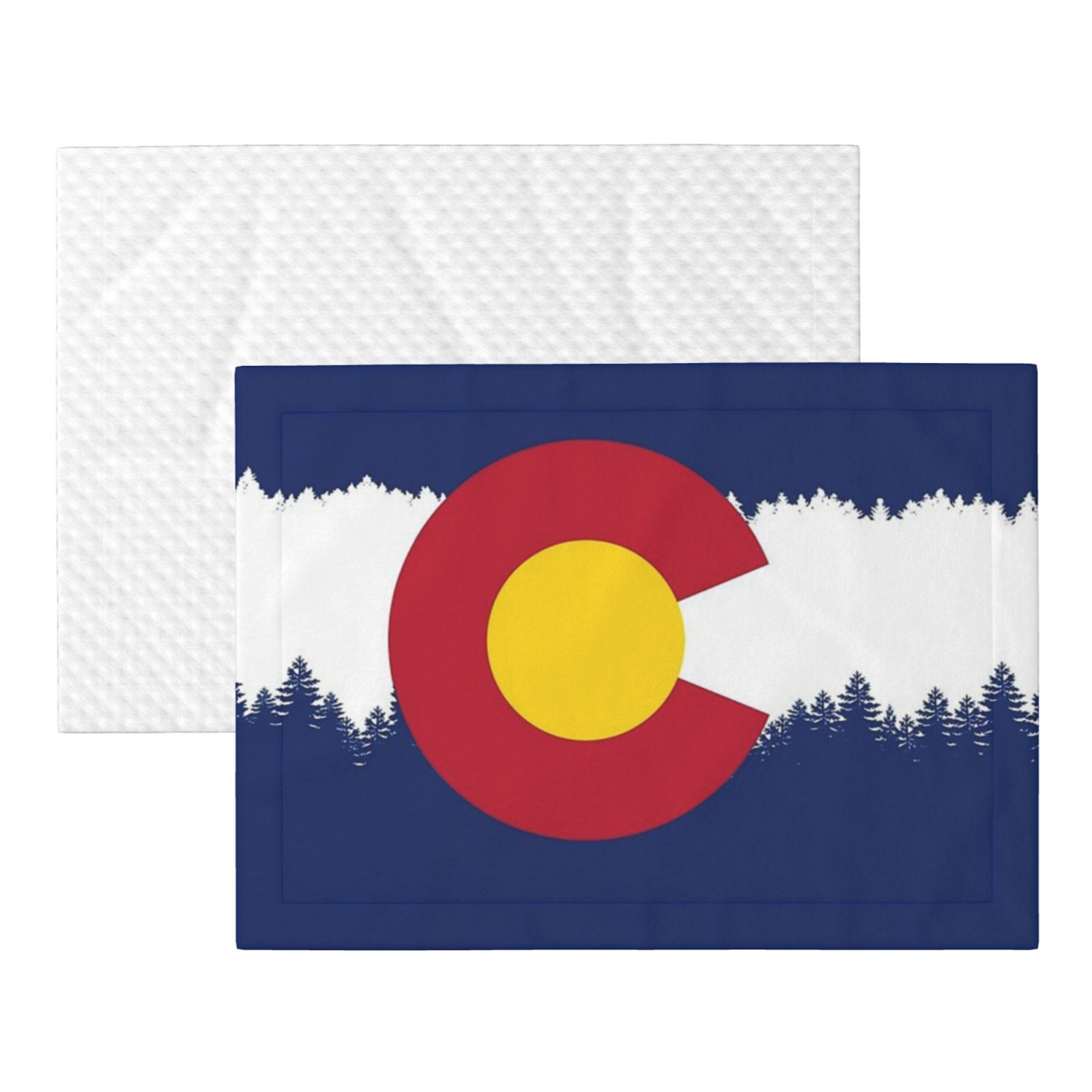 Flannel Throw Dog Blanket Colorado Flag Soft Warm Print Pet Blankets for Small Dog Cat Puppy