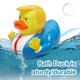 thumbnail image 3 of Pato novedad Trump goma bebé baño juguetes patitos de goma para niños (Trump), 3 of 3