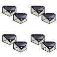 thumbnail image 1 of 100LED Lámpara de pared solar Impermeable Jardín Gran angular Sensor de movimiento Lámpara 2pcs, 1 of 6