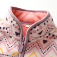 thumbnail image 4 of WOYY Infant Girls Fleece Fuzzy Jacket Winter Warm Zip Up Coat Casual Kids Outerwear, 4 of 7