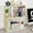 Nature Wood, variant on Small Desktop Bookshelf for Top of Desk Shelf - Mini White Table Bookcase 3-Tier Shelves Storage Book Organizer Hutch for Dorm Office College