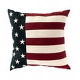 thumbnail image 1 of Plow & Hearth Indoor/Outdoor Patriotic Throw Pillows Stripes, 1 of 1