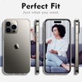 thumbnail image 3 of iPhone 14 Pro Max Case, Ultra [Slim Thin] Scratch Resistant TPU Rubber Soft Silicone Protective Crystal Clear Case Cover for iPhone 14 Pro Max 6.7'' (Clear), 3 of 8
