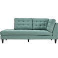 thumbnail image 5 of Modway Empress Upholstered Polyester Fabric Left Facing Chaise in Laguna, 5 of 5