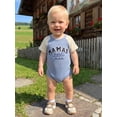 thumbnail image 6 of BemeyourBBs Newborn Baby Boy Summer Clothes Baby Boys Mama's Little Man Outfit Waffled Bubble Romper Casual Letter Embroidery Crew Neck Raglan Short Sleeve Bodysuit Jumpsuit, 6 of 9