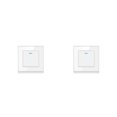 thumbnail image 4 of Ounissouiy Interruptor de lámpara de Panel de luz, suministros para el hogar, accesorios de bricolaje, interruptores de presión, controlador de Blanco/Control individual 2piezas, 4 of 6