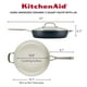 thumbnail image 2 of Sartén KitchenAid de cerámica anodizada dura de 5 litros con tapa negra, 2 of 9