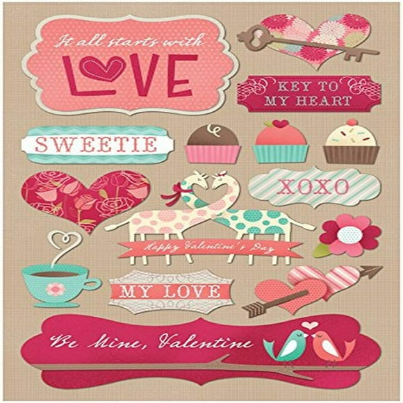 Karen Foster Sois Mine Autocollants, 12 par 12 Pouces