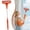 Orange, variant on Window Screen Cleaning Brush, No Disassembly Needed Multifunctional Dust Remover, Washable Tool for Window Screen Curtain Dirt, 1 Piece