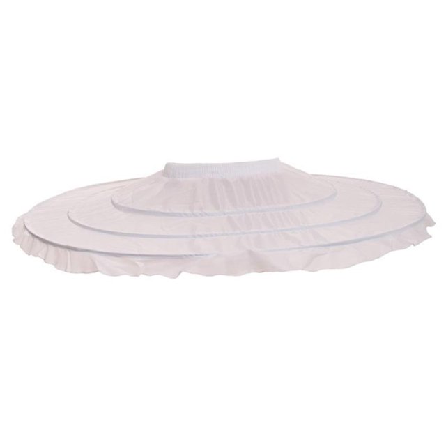 Falda de ballet con enagua, accesorios de vestuario, cintura elástica para mujer, con polisón de 3 aros 60 centímetros