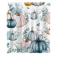 thumbnail image 1 of Rideau de Douche Citrouille Boho Automne Rustique Feuilles d'Érable Action de Grâce Décoratif Ferme Rideau de Douche Doublure Long, 1 of 6