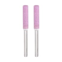 2 Packs Diamond Chainsaw Sharpener Bits 5/32" 4mm Cylinder Head Electric Chain Saw Grinder, Ceramics