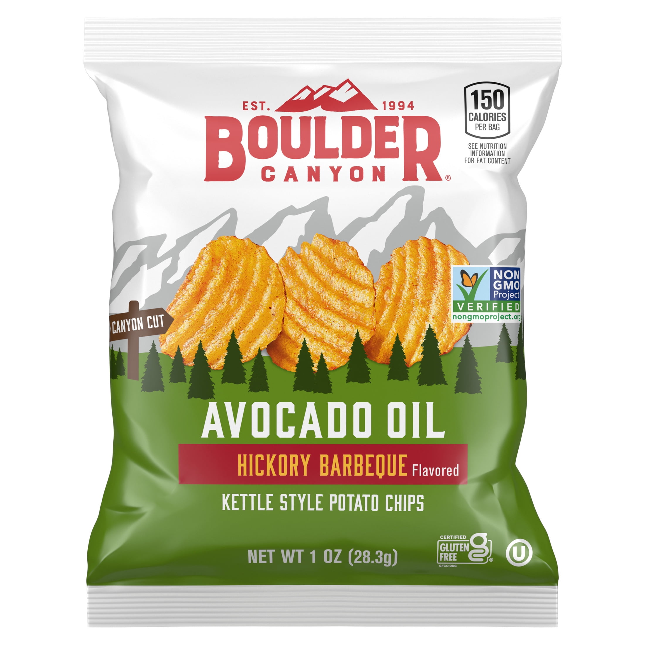Boulder Canyon Variety Pack Snack Chips, 1oz bag, 18 Count Multipack