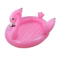thumbnail image 4 of Pool Central 42.5" Inflatable Flamingo Round Children's Swimming Pool - Pink/White, 4 of 6