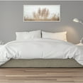thumbnail image 2 of Kate and Laurel Sylvie Westport No 5 Framed Canvas Wall Art by Crystal Lynn Collins, 40x18 White, Grassy Coastal Beach Art for Wall, 2 of 8