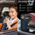 thumbnail image 6 of 1pc chicken 30oz Tumbler with Straw & Handle - Insulated Stainless Steel Cup | Holiday Gift for Man Women (Christmas, Valentine's, Birthday), 6 of 7