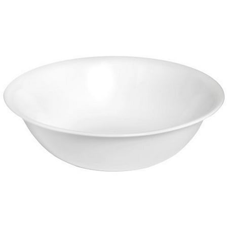 - Livingware 2-Quart Serving Bowl, Winter Frost White, Dishwasher safe for long lasting patterns By Corelle