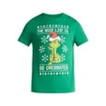 thumbnail image 5 of Grinch Nice List Men's and Big Men's Christmas Graphic Tee, Sizes XS-3XL, 5 of 6