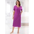 thumbnail image 5 of Only Necessities Plus Size Ribbed Sleepshirt, 5 of 6