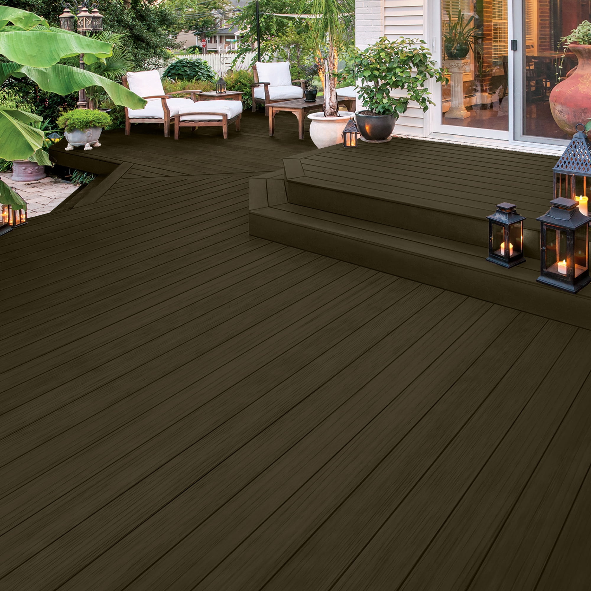 Olympic 1 Gallon SC-1046 Mink Exterior Solid Wood Protector Stain Plus Sealer in One