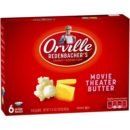 Orville Redenbacher's Movie Theater Butter Microwave Popcorn, 6 Ct