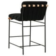 thumbnail image 6 of Safavieh Macibella Wood and Iron Counterstool in Black, 6 of 7