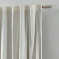 thumbnail image 3 of Better Homes & Gardens Dutch Velvet Solid 100% Blackout Curtain Panel, Off White, 52" W x 108" L, 3 of 5