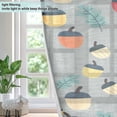 thumbnail image 4 of Yayeee Window Curtains Light Filtering 63"x52" Grommet Panel Pair Home Living Room Decor, Cute Acorns Pattern, 4 of 7