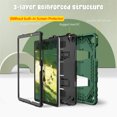 thumbnail image 6 of Fintie Case for Samsung Galaxy Tab A11+ Plus 2025/ A9+ Plus 11 Inch 2023, Fully-Body Rugged Heavy Duty Shockproof Protective Case with Kickstand & Shoulder Strap for Kids, Green, 6 of 8