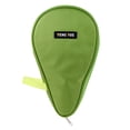 thumbnail image 2 of 1 piece Paddle Racket Case - Table Tennis Racket Pouch with Ball Pocket for Holds 2 Paddle Table Tennis Accessories - Green, as described, 2 of 8
