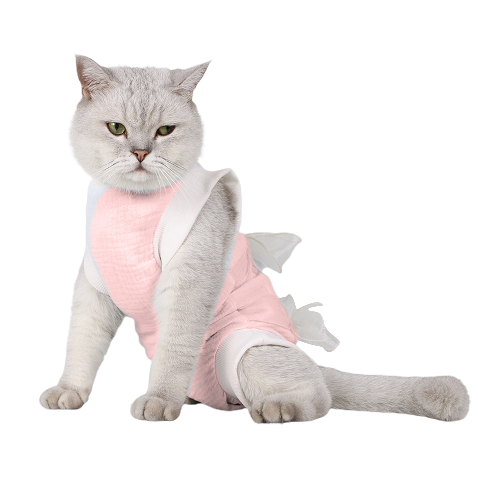 Lomubue Cat Recovery Clothes Antiscratch Cat Sterilization Surgery