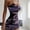 Purple, variant on EGNMCR Summer Dresses Women Trendy Women Casual Camouflage Print Tight-fitting Sleeveless Sling Bag Hip Dress
