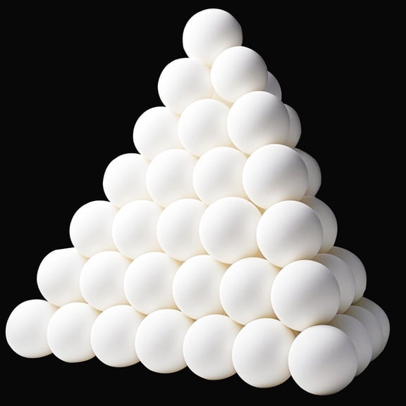 30 PCS White Table Tennis Balls 4cm 2.2g Plastic Entertainment Balls for Party Games Craft Activities
