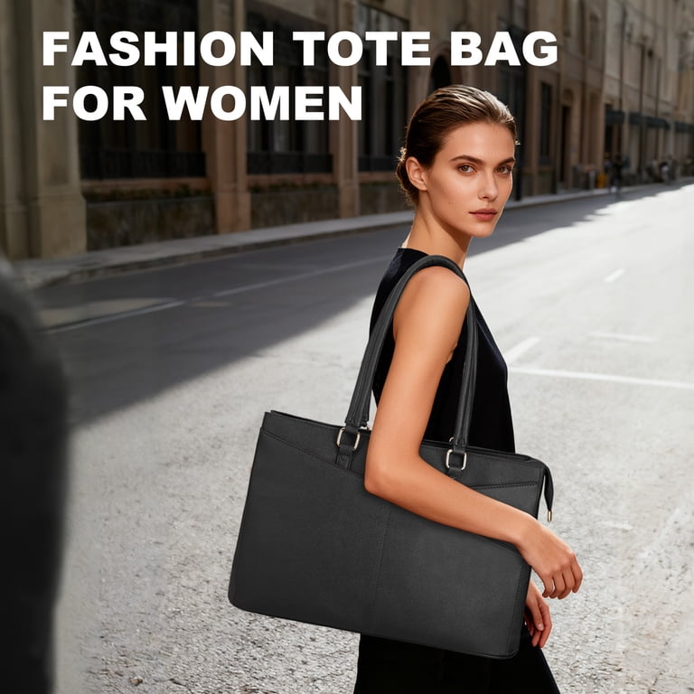 Handmade 'The Aria' Women's Leather Tote Bag - Fits 13 Inch Laptop, Shoulder Purse For Work & Shopping