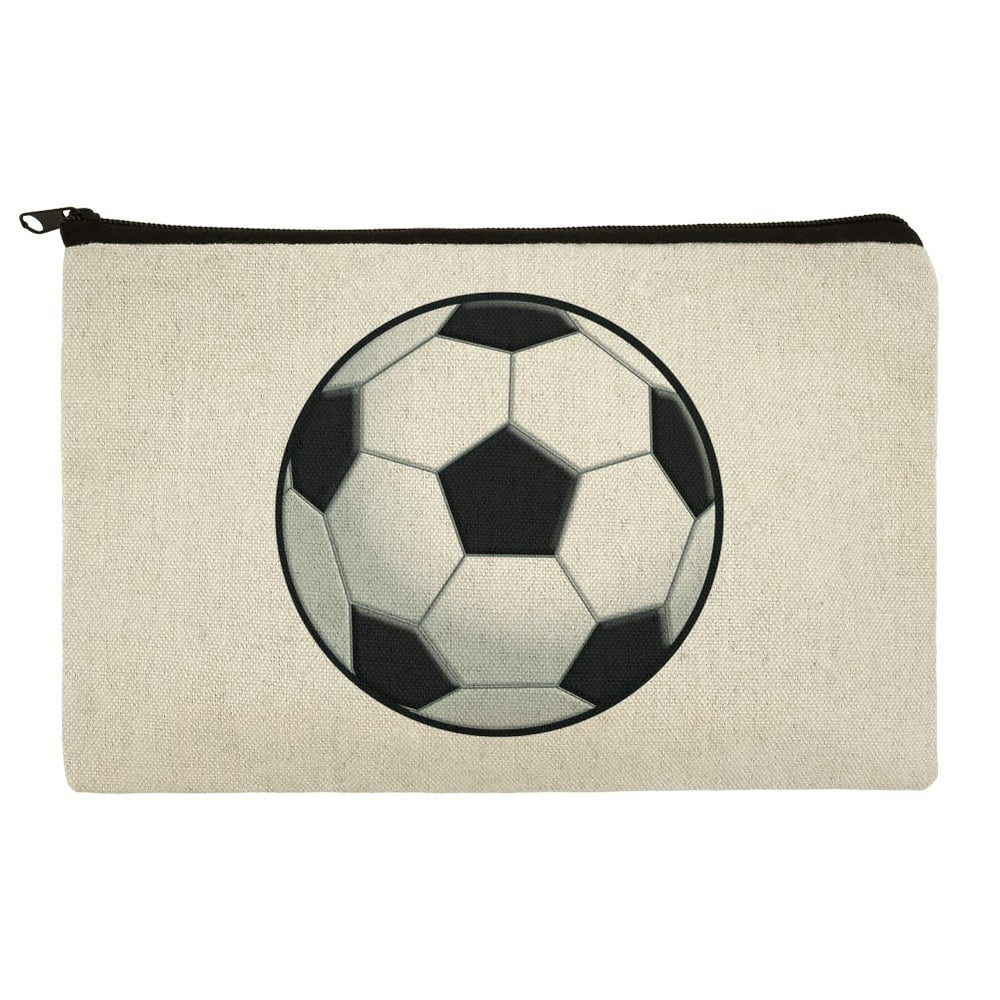 Soccer Ball Football Pencil Pen Organizer Zipper Pouch Case Walmart
