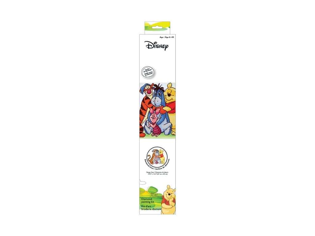 Diamond Painting Kit Advanced Pooh Friends