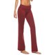 thumbnail image 5 of Pantalones elásticos de cintura alta para mujer, pantalones sueltos para yoga, gimnasio deportivo (rojo XL), 5 of 8