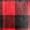 Plaid Buffalo rouge, variante sur JETÉ EN VELOURS SOMPTUEUX