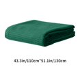 thumbnail image 3 of AuroraX Soft Knit Throw Blanket for Couch Bed Green Solid Color Sofa Blanket for Office Nap Minimalist Breathable 43"x51" Throw, 3 of 6
