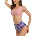 thumbnail image 2 of xiaxaixu Parent-Enfant 2Pcs Maillot de Bain Crop Tanks avec Triangle Bas, 2 of 6