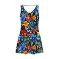 thumbnail image 6 of Zedker Summer Dresses for Women Casual Sleeveless Neck Sleeveless Printed Sundresses Floral Beach Short Dress with Pockets Blue Size S-XXL, 6 of 7
