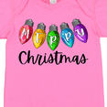 thumbnail image 4 of Inktastic Merry Christmas Rainbow Holiday Lights Boys or Girls Baby Bodysuit, 4 of 5