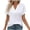White, variant on BLCHUNen Short Sleeve Shirts for Women V Neck Pullover Casual Lightweight Stretch Comfy Summer Sports Workout Tops