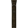 thumbnail image 3 of Ekena Millwork 2"W x 7 1/2"D x 10"H Maria Wrought Iron Bracket, (Triple center brace), Antiqued Pale Gold, 3 of 8