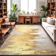 3x5 Simple Style Area Rug for Bedroom, Washable Non Slip Low Pile Soft ...